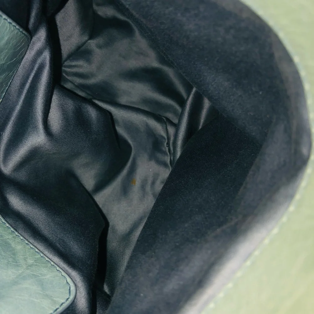 Miu Miu Blueish gray Leather Bag with silver Detail - Picture 12 of 13